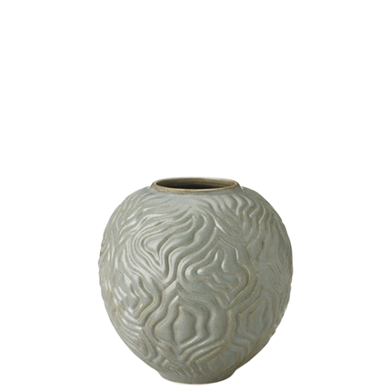 Knabstrup Solum vase H 15 cm - Sage 