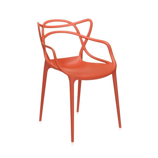 Se Kartell Masters spisebordsstol - Orange hos Erling Christensen Møbler