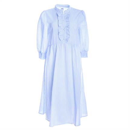 Achha Katie dress - Blue stripes