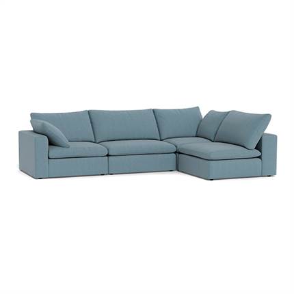 Lazy hjørnesofa - Set forfra