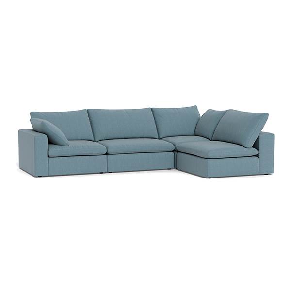 Lazy hjørnesofa - Set forfra