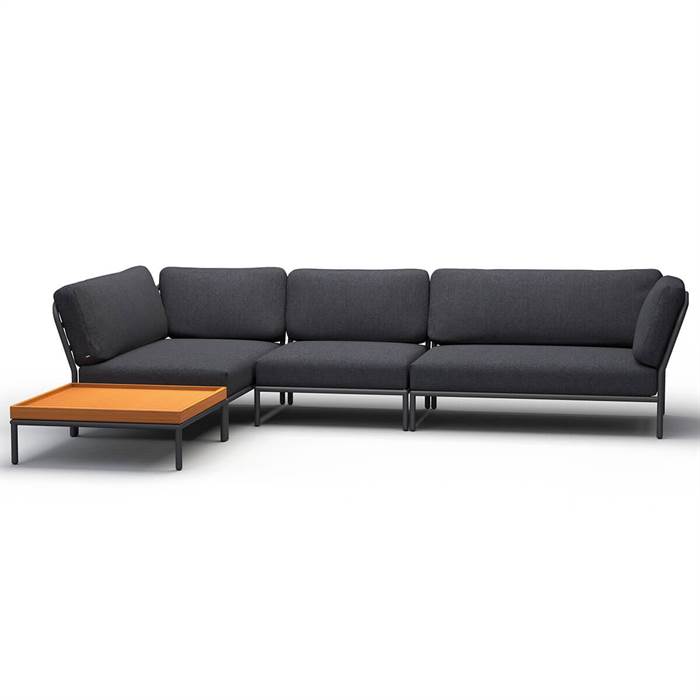 Køb HOUE – LEVEL loungesæt – Setting 1 – Sooty Grey
