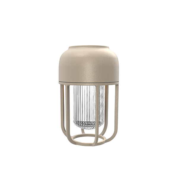 Udendørs lampe i beige