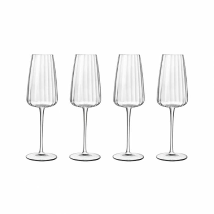 #2 - Luigi Bormioli Optica champagneglas 21 cl 4 stk