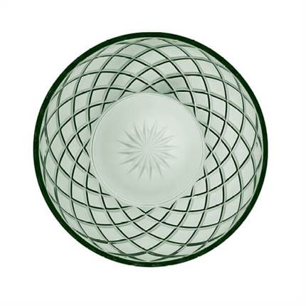 Lyngby Glas Sorrento salatskål 24 cm - Grøn