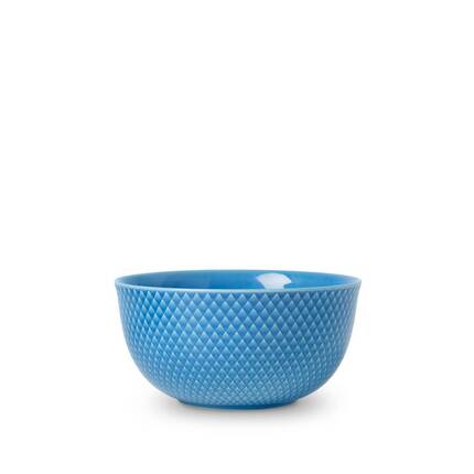 Lyngby Porcelæn Rhombe Color - Serveringsskål Ø17,5 cm - Blå