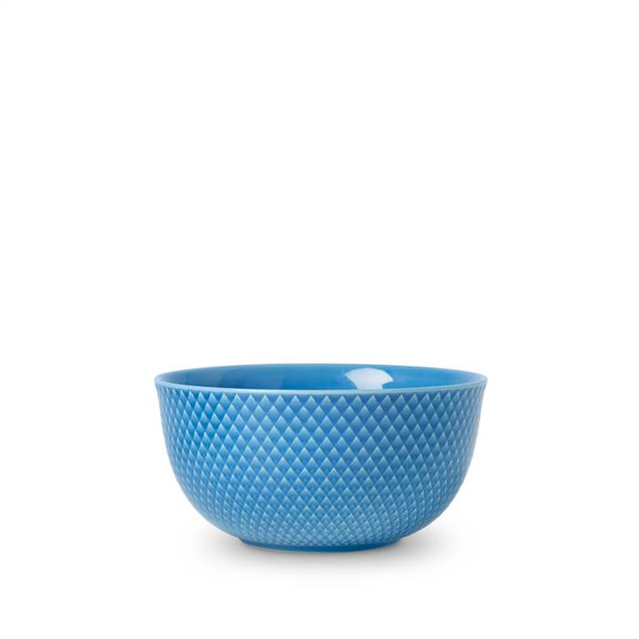 Lyngby Porcelæn Rhombe Color - Serveringsskål Ø17,5 cm - Blå