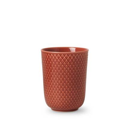 Lyngby Porcelæn Rhombe Color - Krus 33 cl - Terracotta