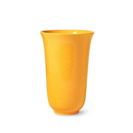 Lyngby Porcelæn Rhombe Color - Vase - Gul
