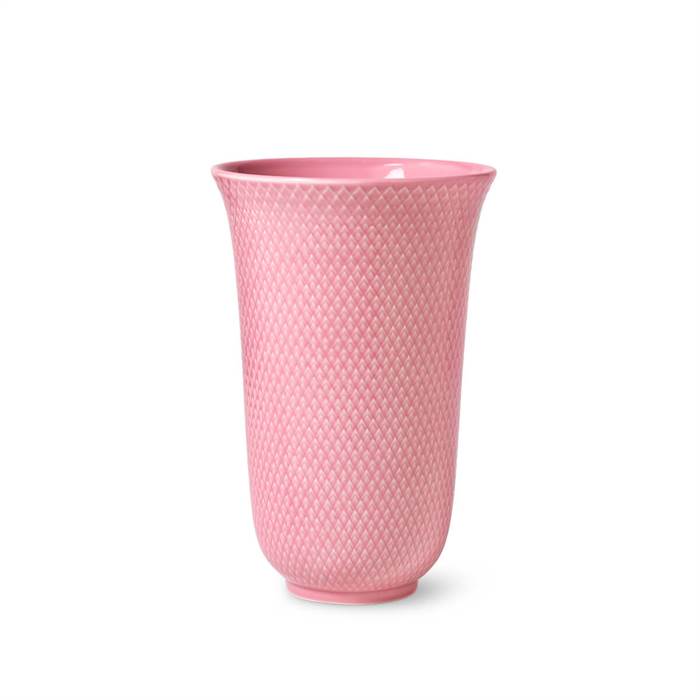 Billede af Lyngby Porcelæn Rhombe Color - Vase - Rosa hos Erling Christensen Møbler