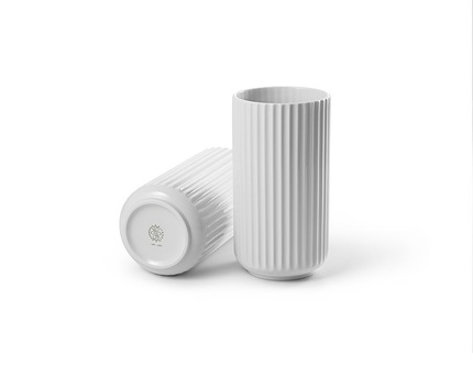 Lyngby vase - 20 cm - hvid