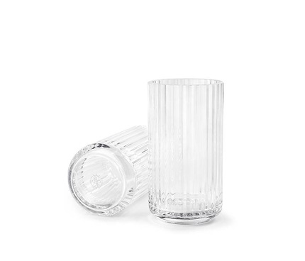 Lyngby vase - 15 cm - klar glas