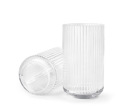 Lyngby vase - 25 cm - klar glas