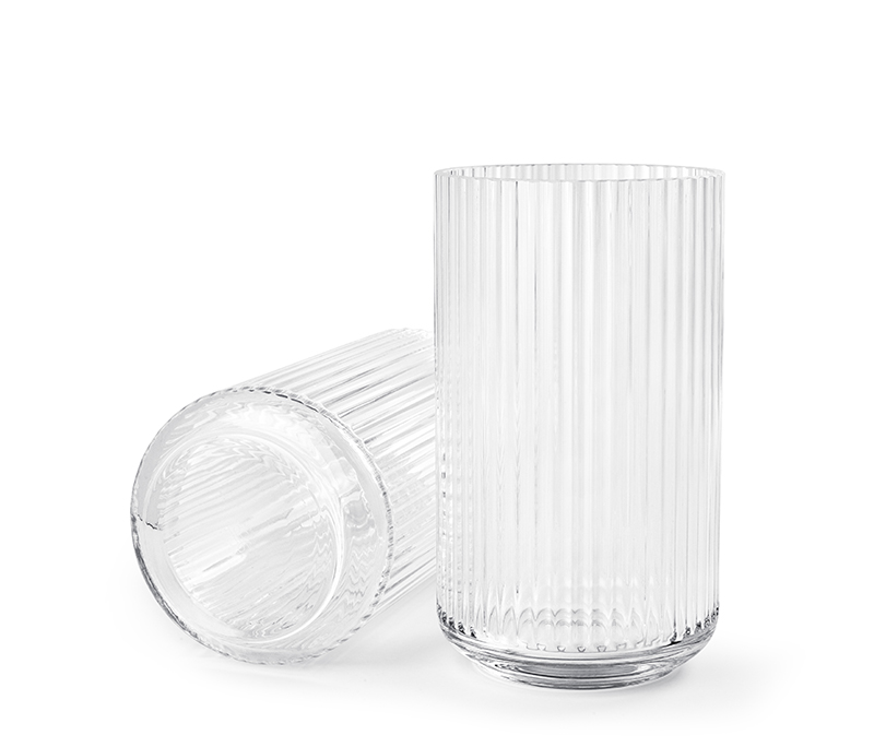 Billede af Lyngby vase - 25 cm - klar glas