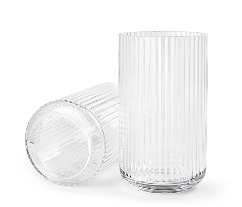 Billede af Lyngby vase - 31 cm - klar glas