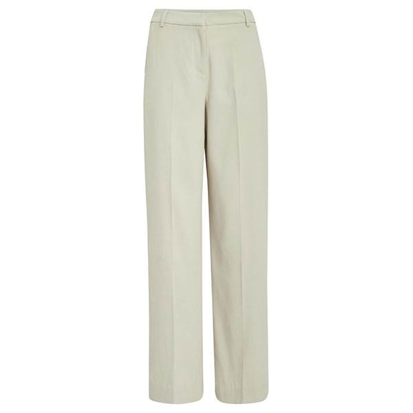 Se Minus Livina straight leg pant - Light birch hos Erling Christensen Møbler