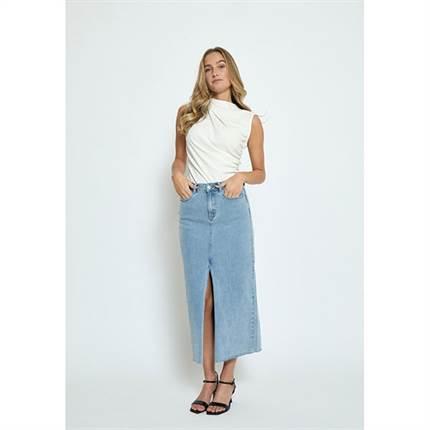 Minus Vesila maxi denim skirt - Light Denim 