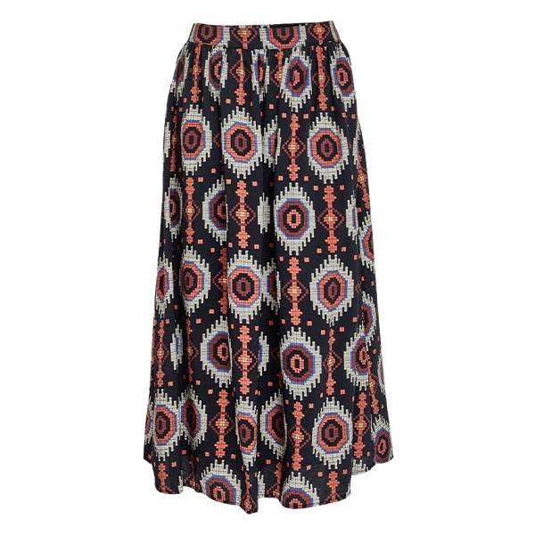 Minus Cora maxi skirt - Maddar brown print