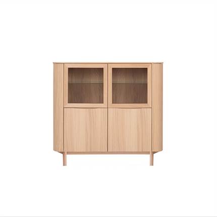 Malli highboard i lys eg