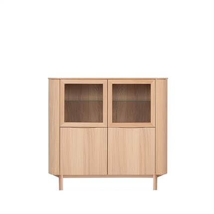 Malli highboard i lys eg