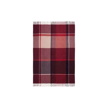 Elvang Manhattan plaid - Bordeaux/red