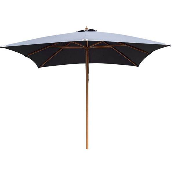 Milano parasol med tilt - 3 meter - grå