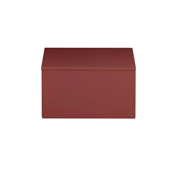 Køb Mojoo – Lux lak æske 19x19x10,5 cm – Rusty Red
