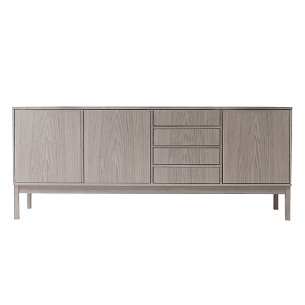 Se Klim Furniture Skænk N400 - eg hvidolie hos Erling Christensen Møbler