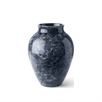 Knabstrup Keramik Natura vase - H: 20 cm - Grafit