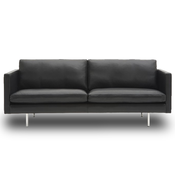 Nielaus Handy 2,5 pers. sofa - sort læder