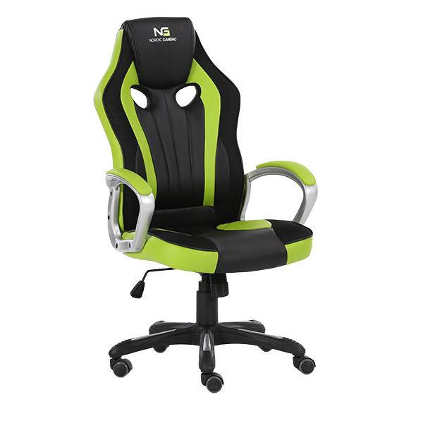 Billede af Nordic Gaming Charter/Challenger gamer stol - sort/grøn