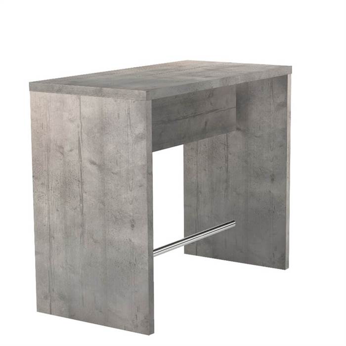 Barbord i beton farvet - 120 x 60 cm