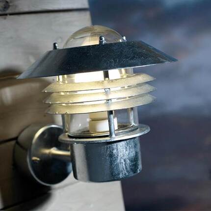 Nordlux Vejers udendørs væglampe - stål
