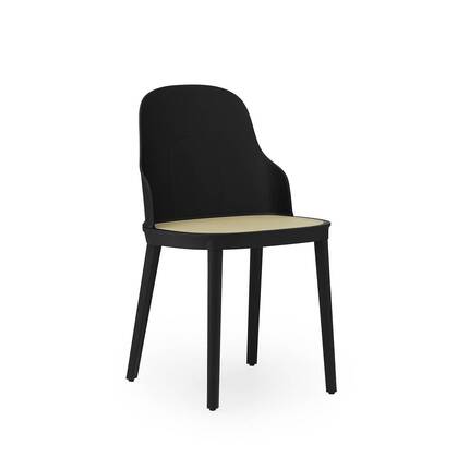 Normann Copenhagen Allez udendørs stol m. molded wicker seat - Black