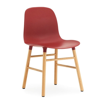Normann Copenhagen Form stol - eg/rød
