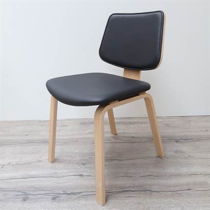 Spisebordsstole - Eg / Læder - 4 stk. (Udstillingsmodel) Front