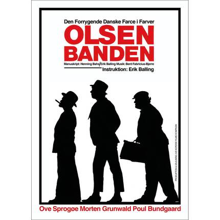 Citatplakat "Olsen banden" plakat - 50x70 cm 