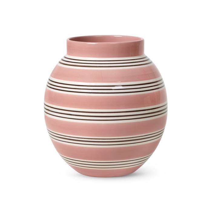 Se Kähler Omaggi Nuovo vase - H:20,5 cm - Støvet rosa hos Erling Christensen Møbler