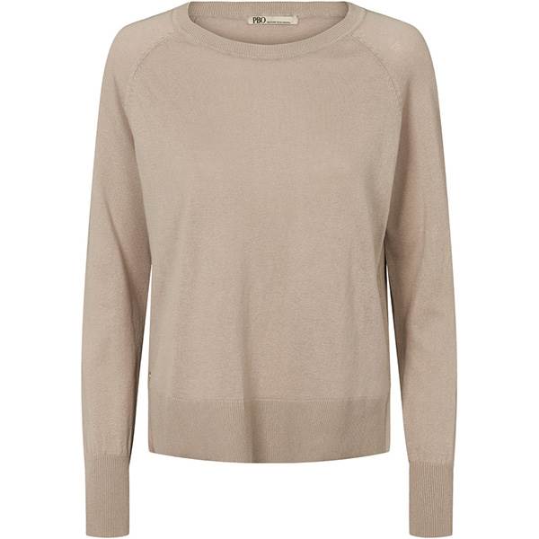 PBO Bekka knit sweater - Light taupe 