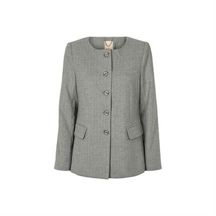 PBO Ladylo blazer - Grey stripe