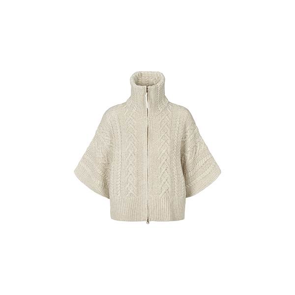 PBO Kalina knit cape - Moon 