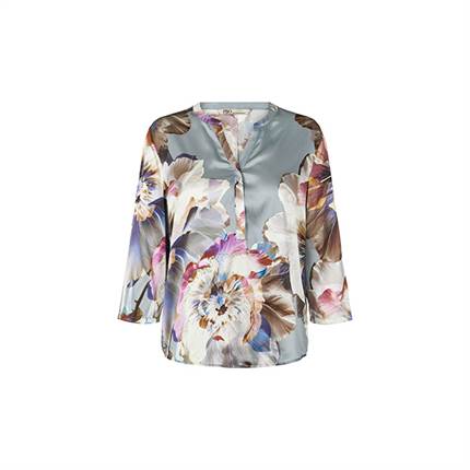 PBO Bali blouse - Metal grey 