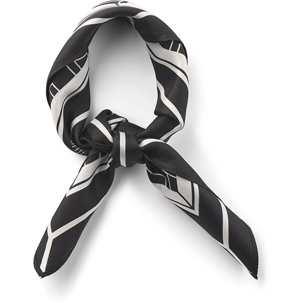 PBO Tørklæde - Black/white 