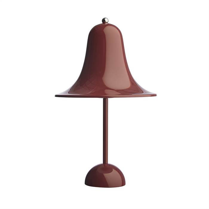 Køb Verner Panton Pantop Bordlampe – Ø: 23 cm – Burgundy