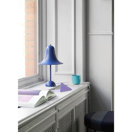 Verner Panton - Verpan Pantop Bordlampe - Ø: 23 cm - Matt Classic Blue