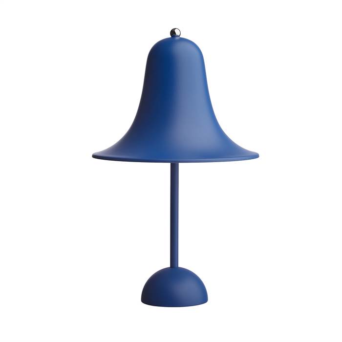 Se Verner Panton Pantop Bordlampe - Ø: 23 cm - Matt Classic Blue hos Erling Christensen Møbler