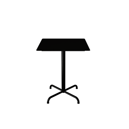 Kvadratisk cafebord i sort