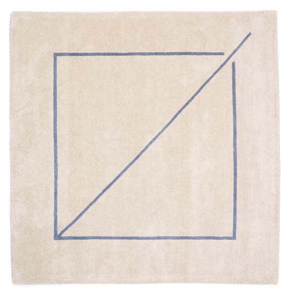 #1 - C. Olesen Pisa håndtuftet tæppe - Beige - 300 x 300 cm