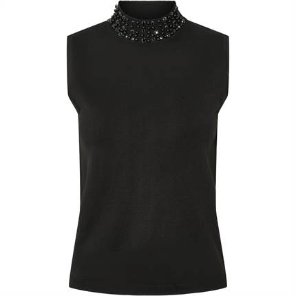 RUE de FEMME Tirsa knit top - Black 