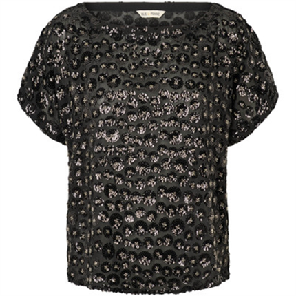 RUE de FEMME Riley top - Black 